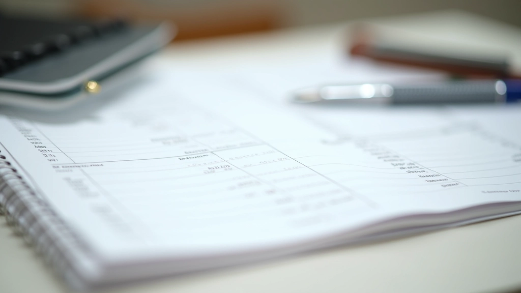 Accounting ledger showing debit and credit columns with numerical entries and balanced totals